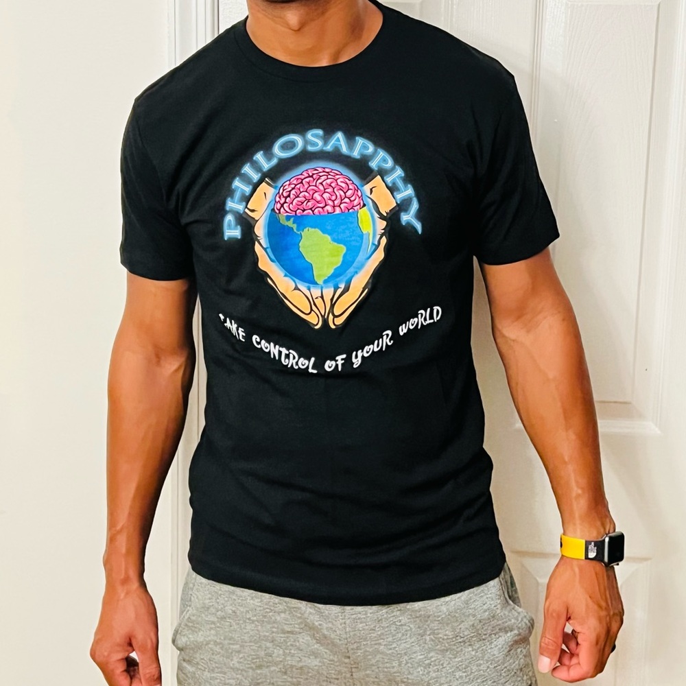 Philosapphy “Take Control of your World” UniSx T-shirt